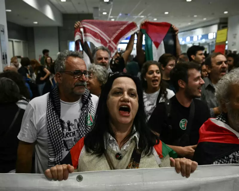 Greek Police Ramp Up Security Amid Violent Protests Against Israeli Cruise Ship