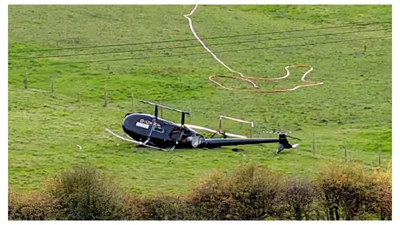 Tragic Helicopter Crash Claims Life Near Doncaster - Emergency Services Respond