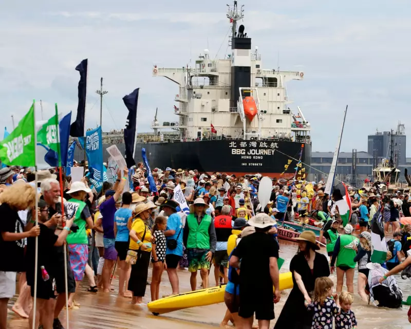 Climate Activists Block Three Ships at World's Largest Coal Port