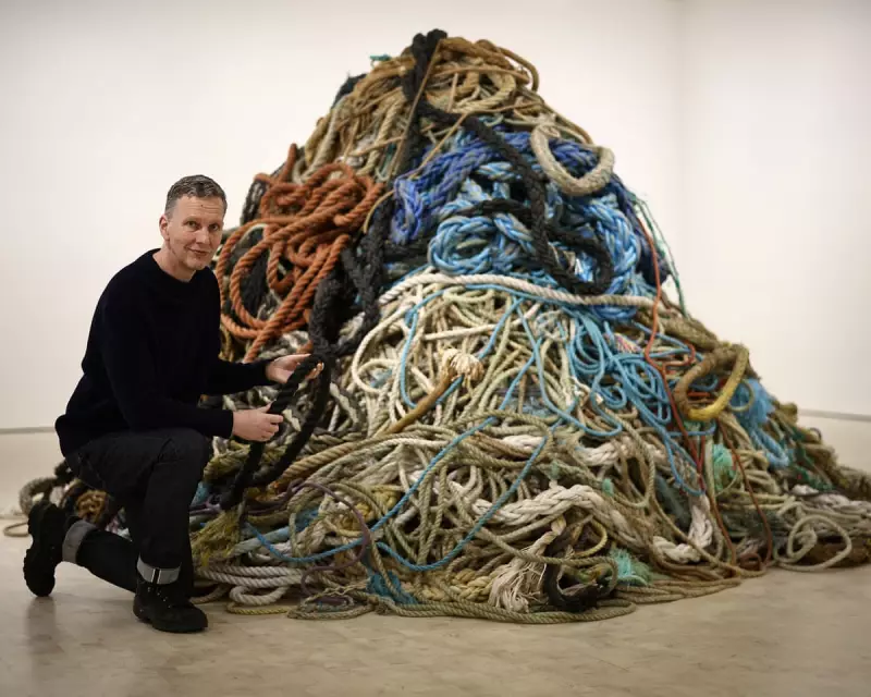 David Shrigley's £1 Million Old Rope Art Installation Challenges Art World