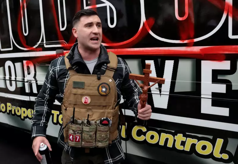 Far-Right Activists Stage Anti-Islam Protest in Dearborn, Michigan