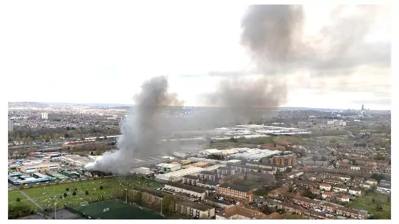 Major Incident Stood Down After Major West London Warehouse Fire