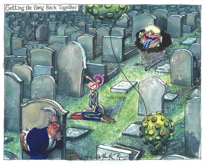 Martin Rowson's COVID Inquiry Cartoon Exposes UK Government Failures