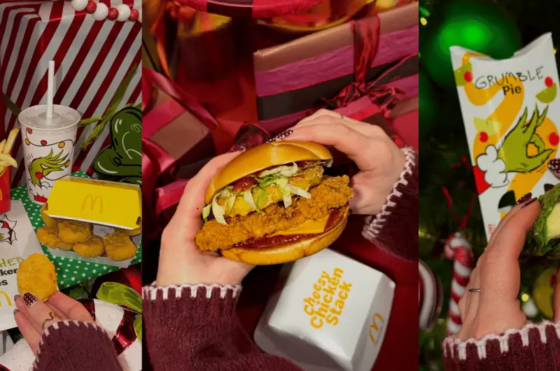 McDonald's 2025 Christmas Menu: Grinch Meal & Festive Items Revealed