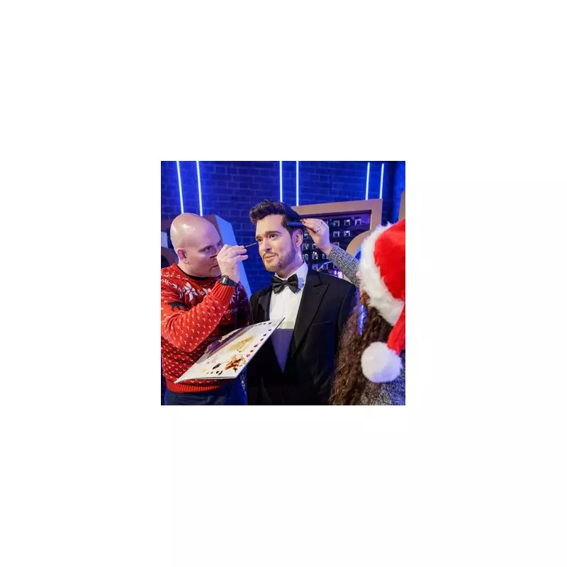 Michael Buble's Wax Figure Returns to Madame Tussauds London for Christmas