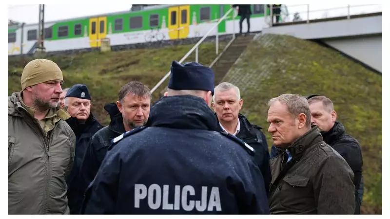 Poland's PM Tusk calls railway blast 'unprecedented sabotage'