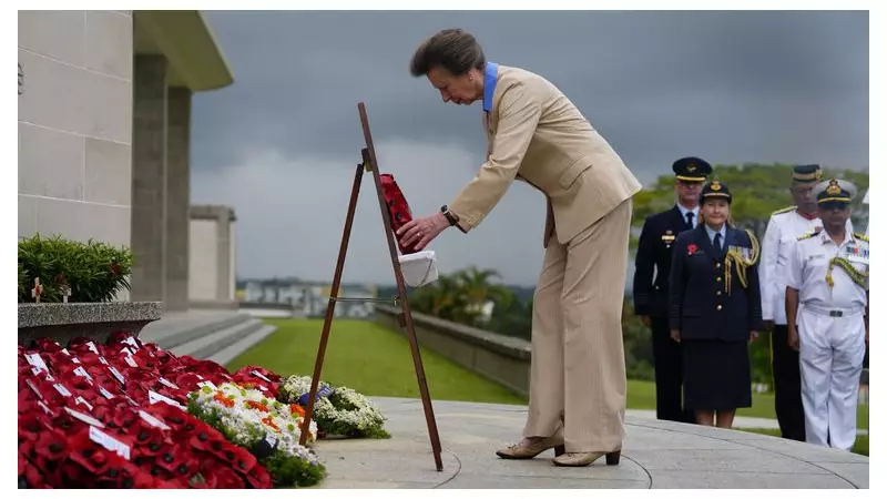 Princess Anne Honours War Dead in Singapore on 60th Anniversary Visit