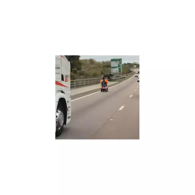 Shocking Mobility Scooter Incident: Pensioner's Terrifying Near-Miss on Busy Road
