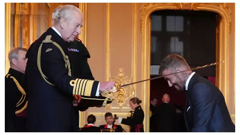 Sir David Beckham Receives Knighthood from King Charles in Windsor Castle Ceremony