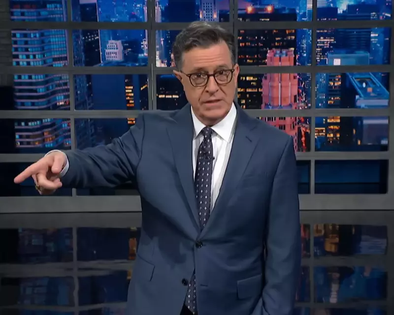 Stephen Colbert Mocks Trump's Epstein Files U-Turn