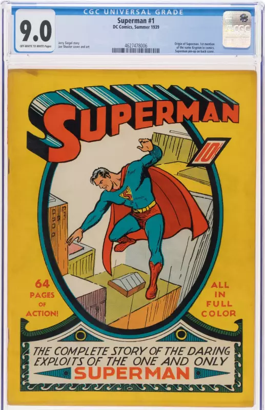 Superman No 1 Sells for Record $9.12m After Attic Discovery