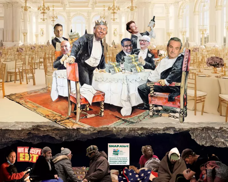 Trump's Lavish Ballroom Event Sparks Fury as Government Shutdown Looms