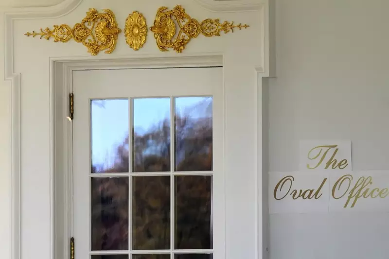 Trump's Oval Office Sign Removal Sparks Political Storm in Washington