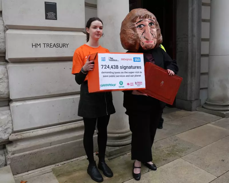Wealth Tax Petition Delivered to Treasury as Inequality Debate Intensifies