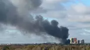 150 Firefighters Battle Major Warehouse Blaze in West London