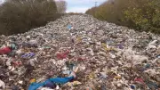 150m Illegal Waste Mountain Threatens River Cherwell in Oxfordshire