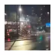 Birmingham Bus Attacked with Firework Rocket Launcher in Shocking Footage