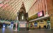 Harry Potter Christmas Tree Unveiled at King's Cross Until 2026