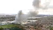 Major London Warehouse Fire: 150 Firefighters Battle Blaze in Southall