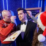 Michael Buble's Wax Figure Returns to Madame Tussauds London for Christmas