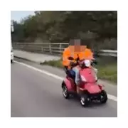 Pensioner's A21 Mobility Scooter Joyride Stuns Motorists