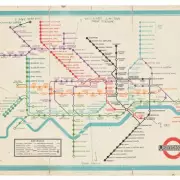 Rare 1932 London Tube Map Draft by Henry Beck Valued at £100k