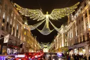 Regent Street's Angelic Christmas Lights Illuminate London for 10th Year
