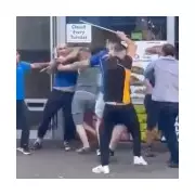 Seven jailed after kebab shop rivals clash with metal poles in street brawl