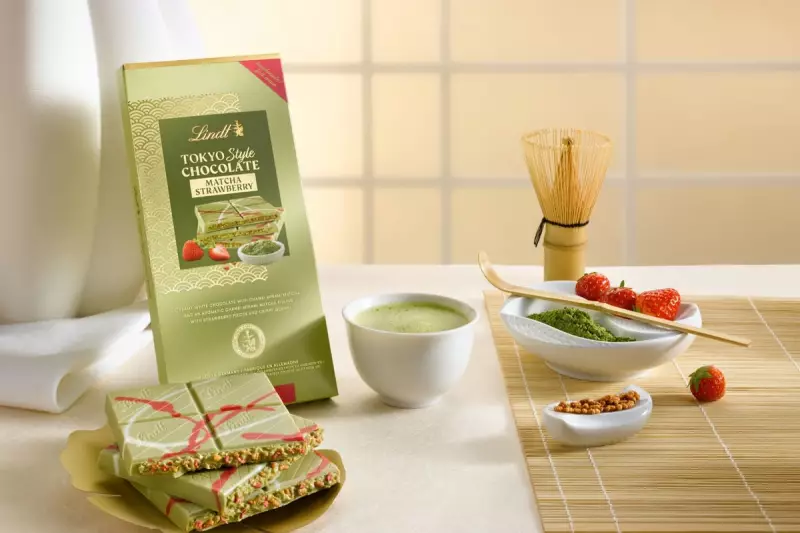 Lindt's Exclusive Matcha Strawberry Bar Hits London: Only 200 Available