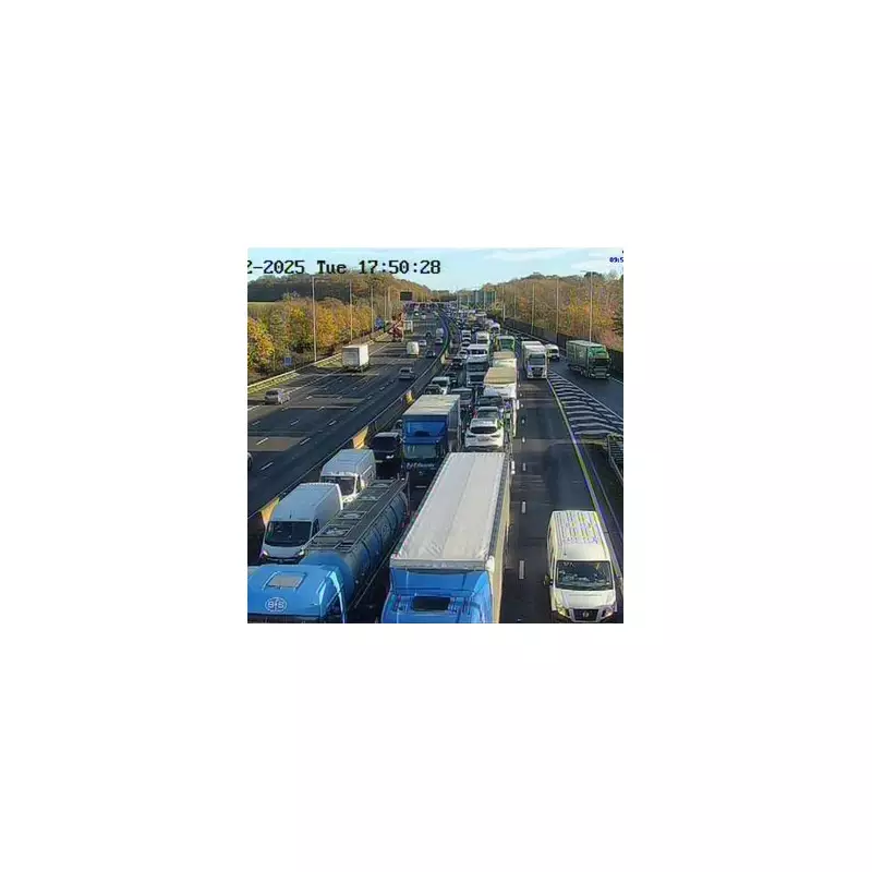 M25 Crash: Two Lanes Shut Near Enfield After Multi-Vehicle Collision