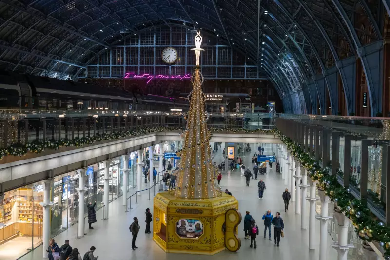 St Pancras Christmas Tree Crowned London's Best for 2025