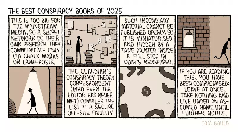 Tom Gauld's 2025 Conspiracy Book Picks: A Cartoonist's Guide