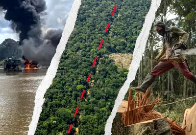 Colombia's Amazon: 8,000km of illegal roads fuel crime and deforestation