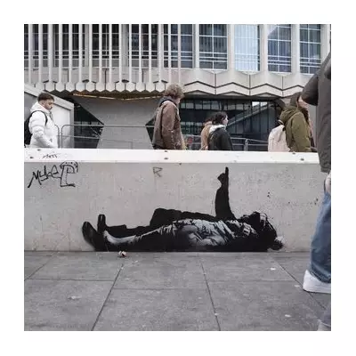 New Suspected Banksy Artwork Appears Near Centre Point in Central London