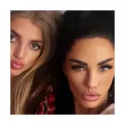 Katie Price shares Christmas snap with Princess amid family rift rumours