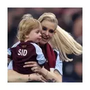 Kelly Osbourne's Family Day at Villa Park with Son Sidney and Brother Louis