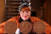 King Henry VIII and Queen Victoria Immortalised on Giant Chocolate Coins