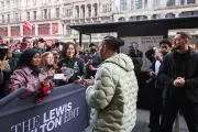 Lewis Hamilton Surprises Fans at Lululemon London Launch of His 36-Piece Edit