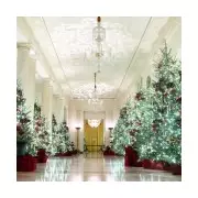 Melania Trump Unveils 'Home Is Where The Heart Is' White House Christmas Decorations