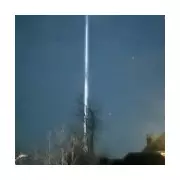 Mysterious Light Pillar Spotted Across UK Skies: Expert Explains Phenomenon