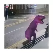Purple Perpetrator: 'Barney' Dinosaur Caught Fly-Tipping in Southend-on-Sea