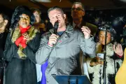 Tommy Robinson's London Carol Service Draws Smaller Crowd Than Past Rallies