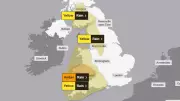 UK Weather: 'Danger to Life' Amber Warning as Month's Rain to Hit Wales