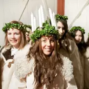 Why Scandinavians in London Wear Crowns of Candles Each December