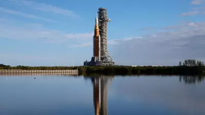NASA's Artemis 2 Moon Rocket Completes 1mph Crawl to Launch Pad