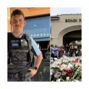 Bondi Beach hero officer Scott Dyson reunites with colleagues after coma
