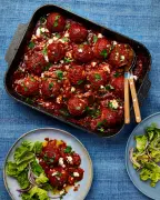 Global Chicken Traybake Recipes: Feta Meatballs, Persian Rice & Korean Stew