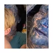 Grandma's Blue Face Prank: Toddler's Marker Masterpiece Goes Viral