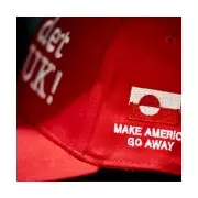 Greenlanders Protest Trump with 'Make America Go Away' MAGA Hat Parody