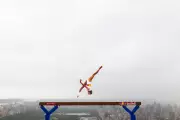 Gymnast Lily Smith Performs Daring Beam Routine 52 Floors Above Manhattan